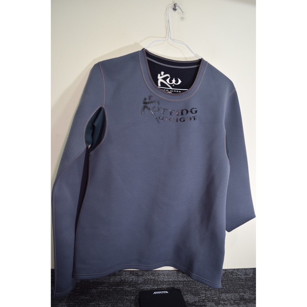 Kutting Weight Sauna Suit Weight Loss Neoprene Shirt Top Long Sleeve WOMENS XL